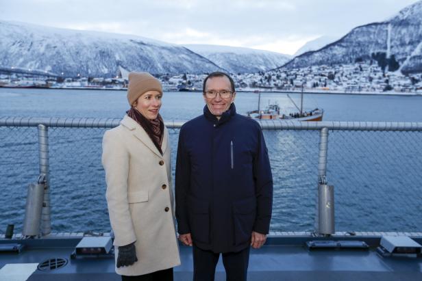 EU Foreign Affairs Chief Kallas visits Guard Coast vessel in Tromso