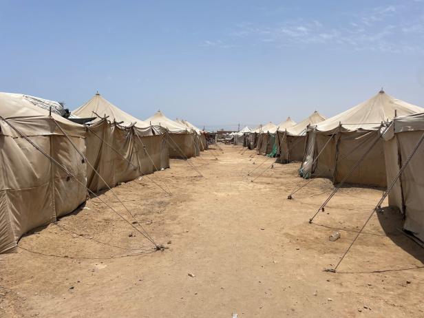 Ein Flüchtlingscamp in Port Sudan.