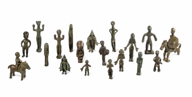 Gruppe von iberischen Tonfiguren 