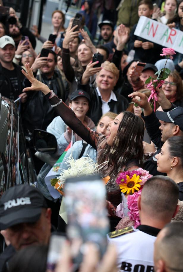 DARA, the winner of the 2026 Eurovision Song Contest arrives in Sofia