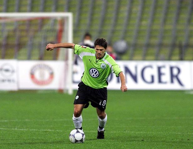 Didi Kühbauer als Spieler von Wolfsburg