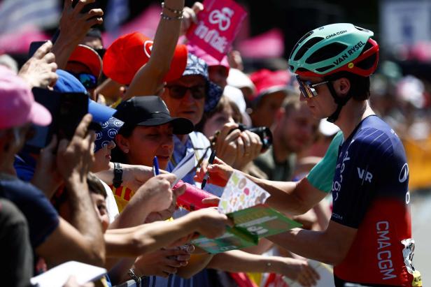 Felix Gall ist beim Giro d'Italia ein gefragter Mann