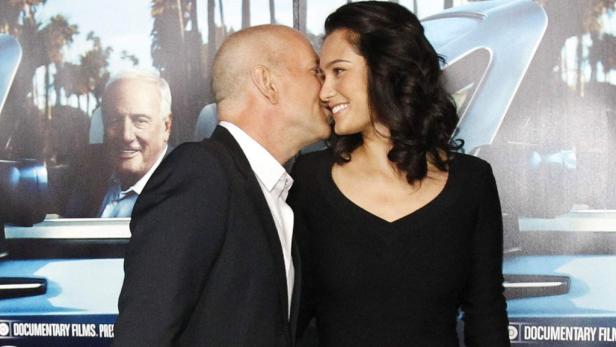 Bruce Willis und seine Frau Emma Heming bei einer Filmpremiere.