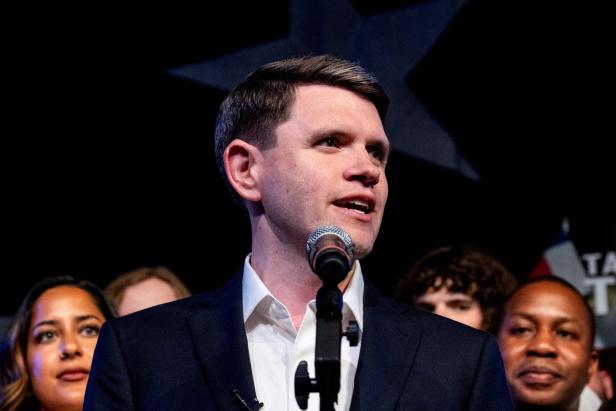 Primary election night party for Democratic senate candidate James Talarico in Austin