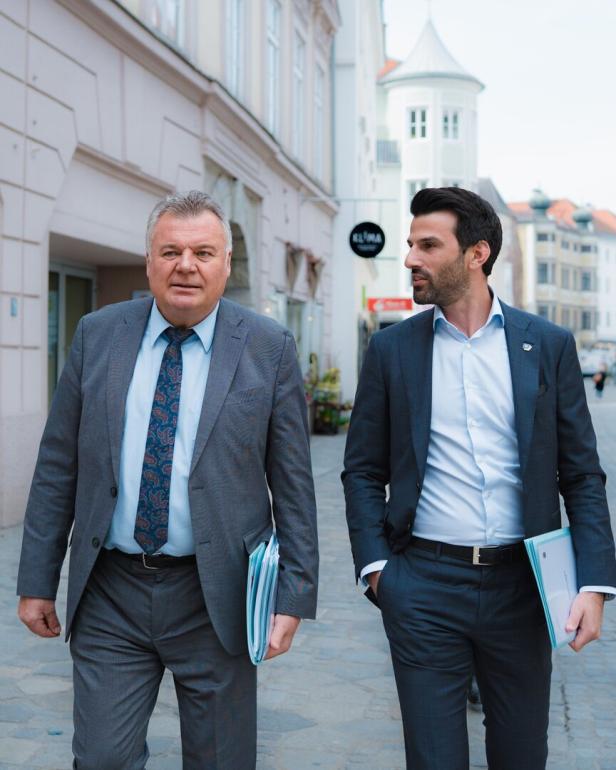 Verkehrslandesräte Steinkellner und Landbauer 