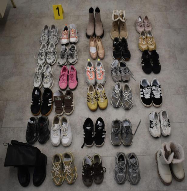 gestohlene Schuhe