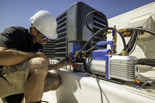 Service für eine Klimaanlage