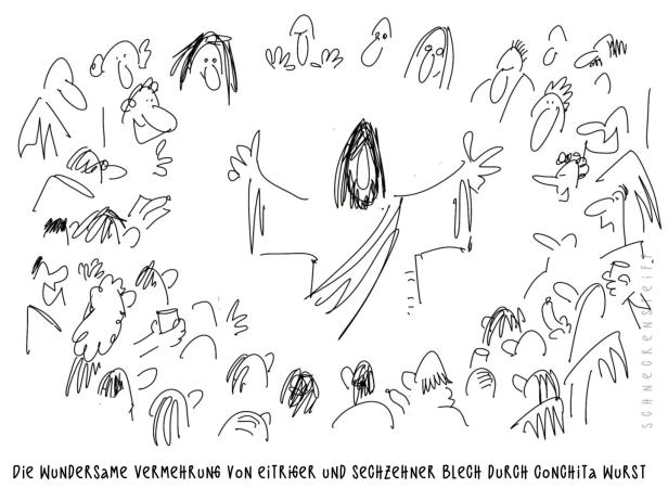 Ananas Kunstverlag Cartoon Vermehrung von Schneckensteiff