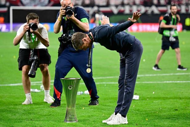 Oliver Glasner verabschiedete sich als Champion von Crystal Palace