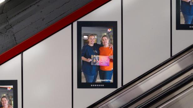 Wiener-Linien Pride Month Fotoaktion