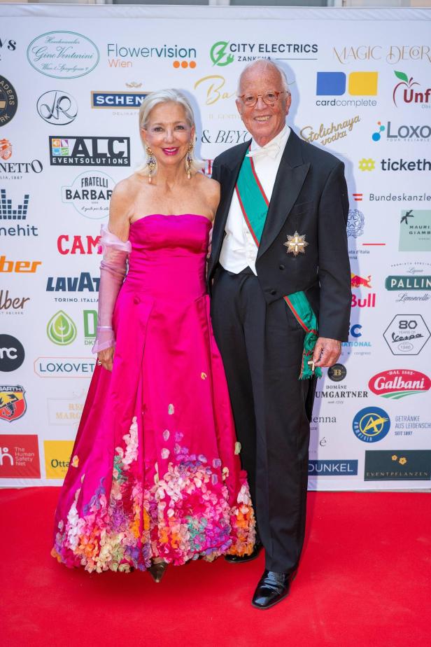 Das Ehepaar Fasslabend auf dem Red Carpet