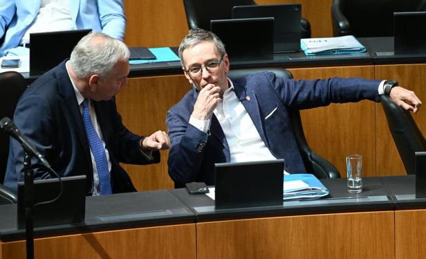 Walter Rosenkranz und Herbert Kickl