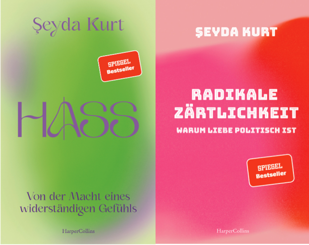 Zwei Buch-Cover von Seyda Kurt.