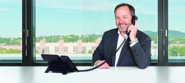 Udo Weinberger am KURIER Wohntelefon