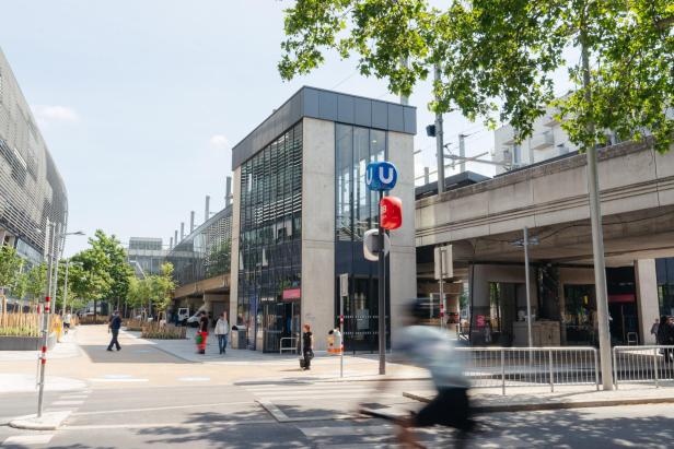 Zusätzlicher Zugang zum Bahnhof Wien Handelskai