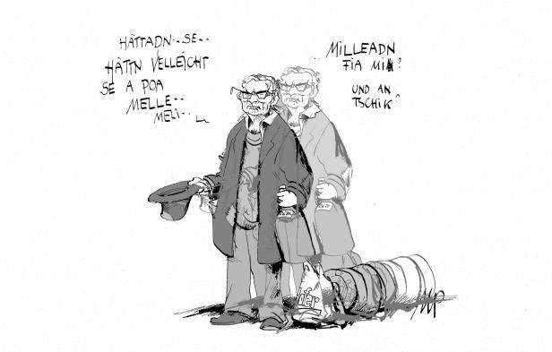 Karikatur von Michael Pammesberger