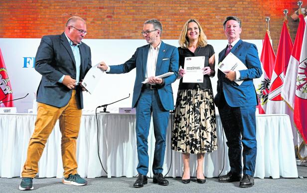 Präsentation des Parteiprogramms der FPÖ 2024