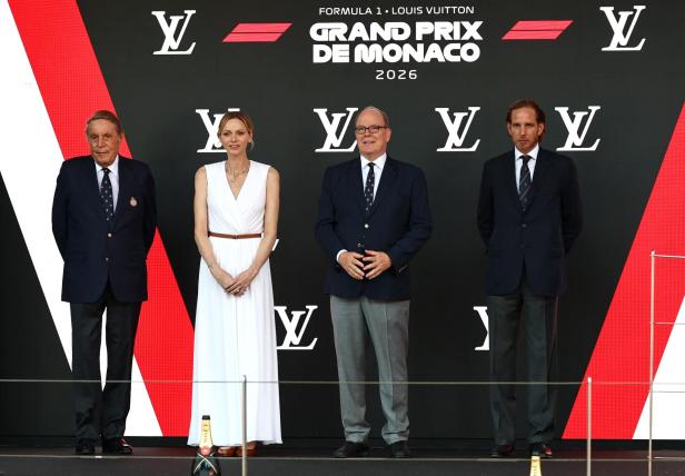 Albert und Charlène von Monaco beim Grand Prix von Monaco