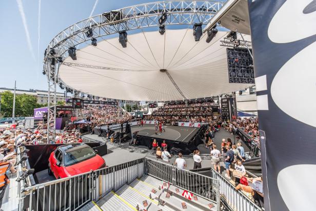 Das 3x3-Event am Heumarkt