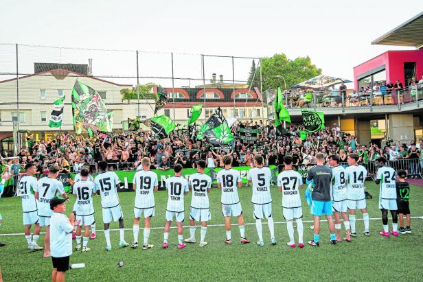 Wacker Innsbruck beim Stadtderby gegen Reichenau