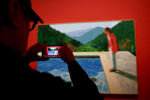 Exhibition "David Hockney 25" at the Fondation Vuitton in Paris