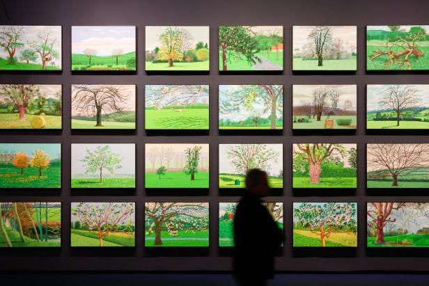 'David Hockney 25' exhibition in Paris