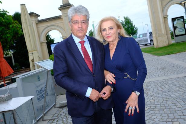 Manager Wolfgang Hesoun mit Ehefrau Brigitte