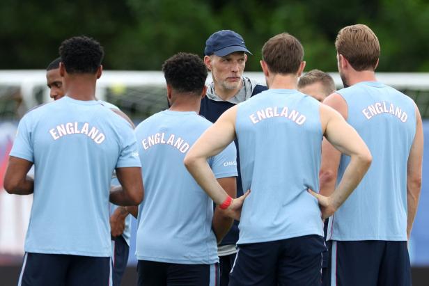 England-Teamchef Thomas Tuchel und Spieler