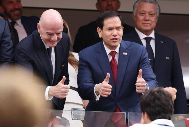 US-Außenminister Marco Rubio mit FIFA-Boss Gianni Infantino