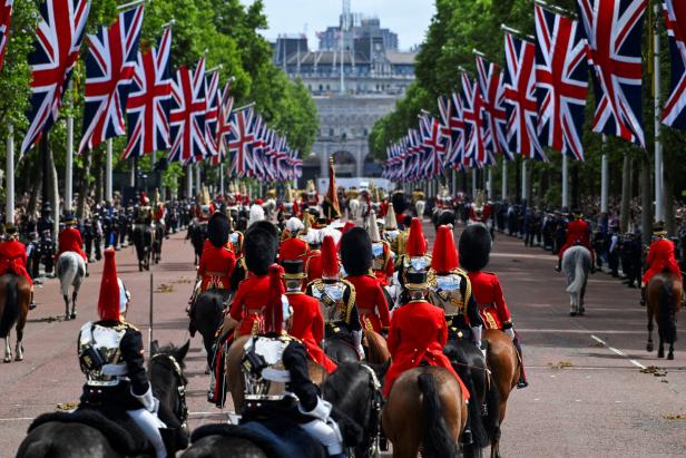 Trooping the Colour parade to honour Britain's King Charles on his official birthday in London
