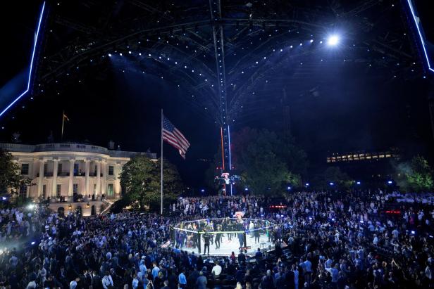 U.S. President Donald Trump hosts UFC Freedom 250 at the White House in Washington
