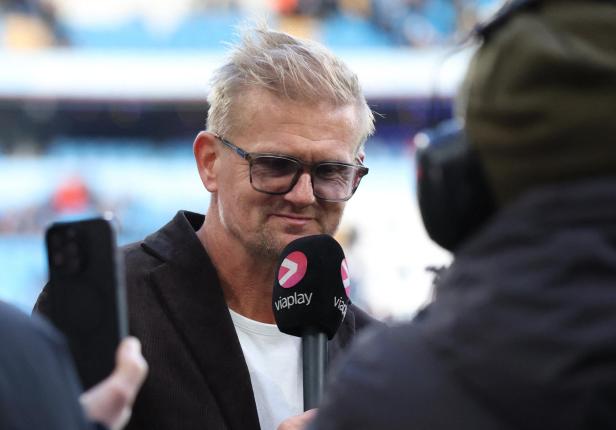 Alf Inge Haaland mit Mikrofon
