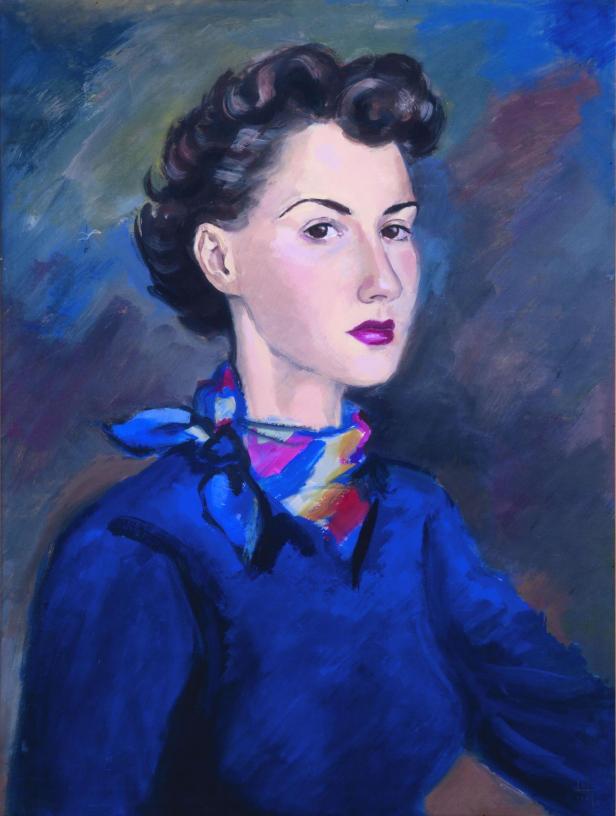 Kitty Goldmann, Selbstporträt 1951