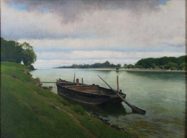 Ferdinand Brunner Motiv an der Donau
