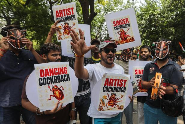 CJP founder leads New Delhi protest demanding education minister's resignation