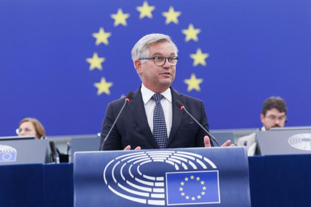 European Parliament session in Strasbourg