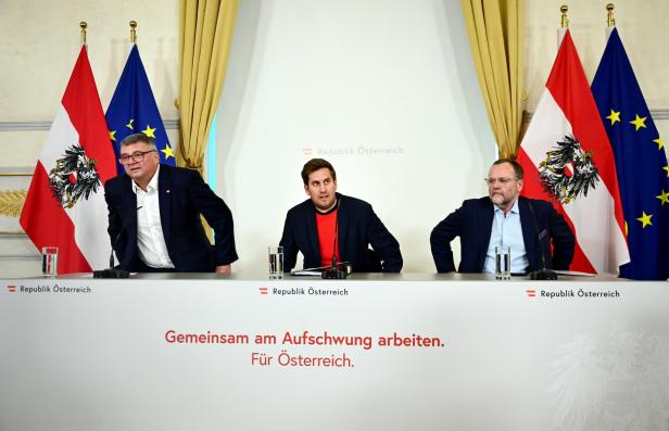 MINISTERRAT: LEICHTFRIED (SPÖ) / PRÖLL (ÖVP) / SCHELLHORN (NEOS)
