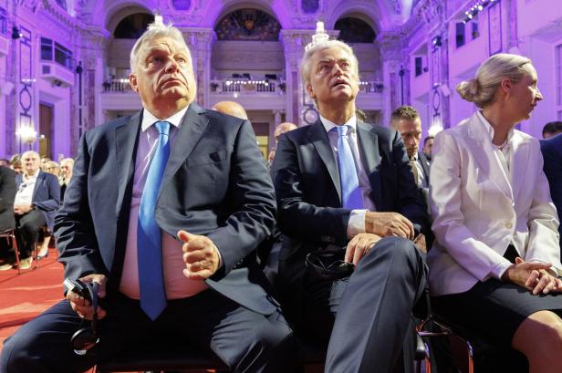 FESTAKT "70 JAHRE FPÖ": ORBAN/WILDERS/WEIDL