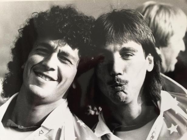 Pipo Gorosito und Peter Pacult waren beim FC Tirol ein geniales Duo