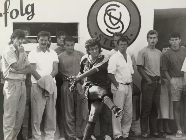 Pipo Gorosito bei seinem ersten Match im Tirol-Trikot in Steyr