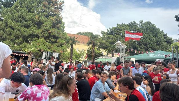 Public Viewing beim alten AKH