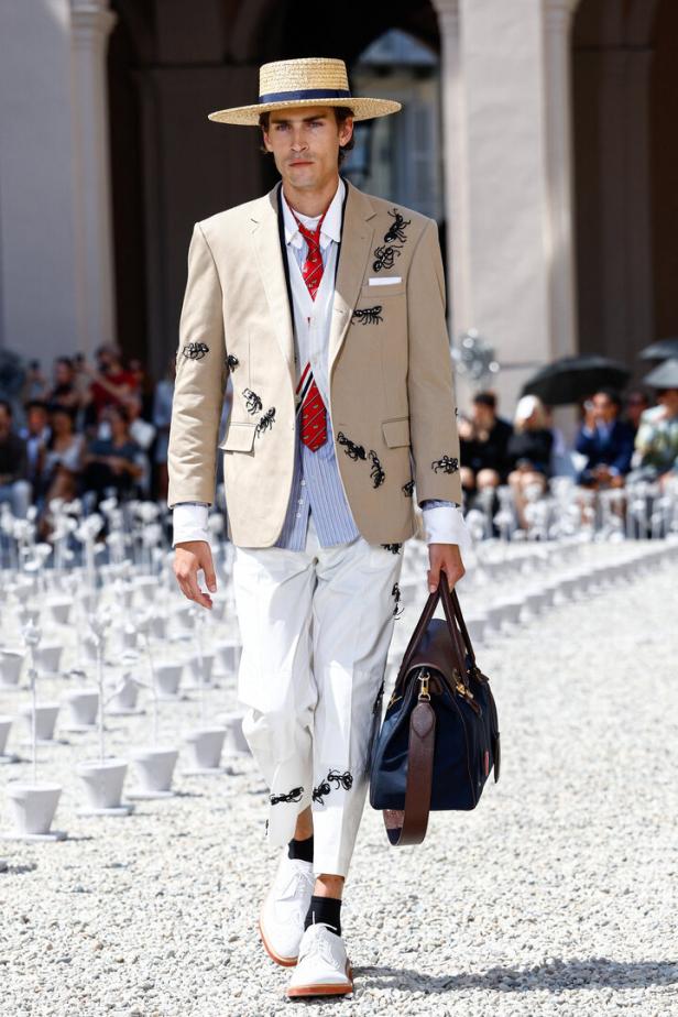 Thom Browne presents menswear collection at Milan Fashion Week