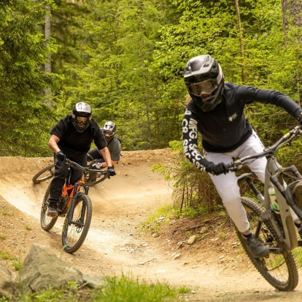 Die Mountainbike-Trails werden laufend ausgebaut.