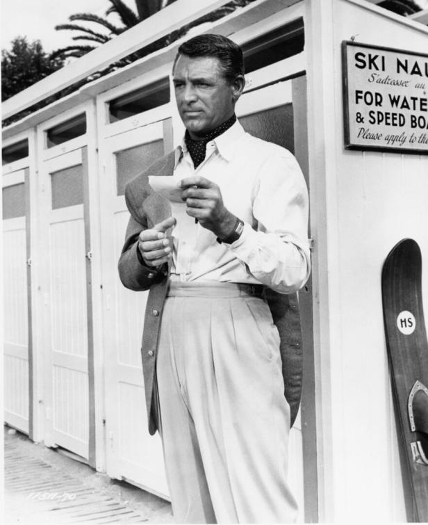 C.Grant in 'Über den Dächern von Nizza' - - C.Grant dans la 'Main au collet'