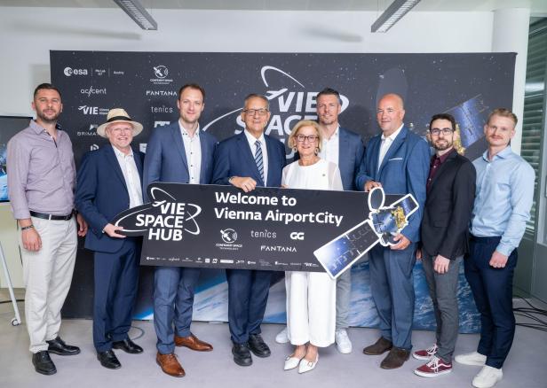 Vier neue Weltraum-Unternehmen am Flughafen Schwechat