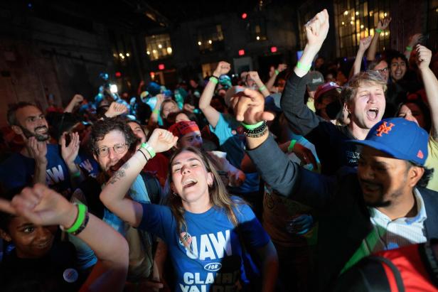 US-NYC-CONGRESSIONAL-CANDIDATE-CLAIRE-VALDEZ-HOLDS-PRIMARY-NIGHT