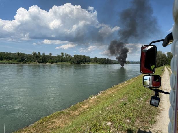 Feuerwehr bei der Anfahrt