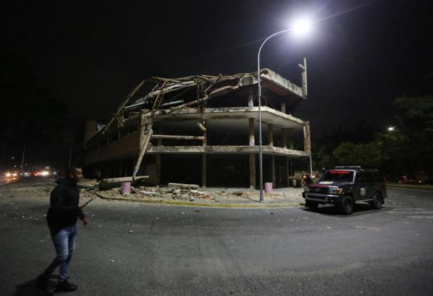 Aftermath of an earthquake in Valencia