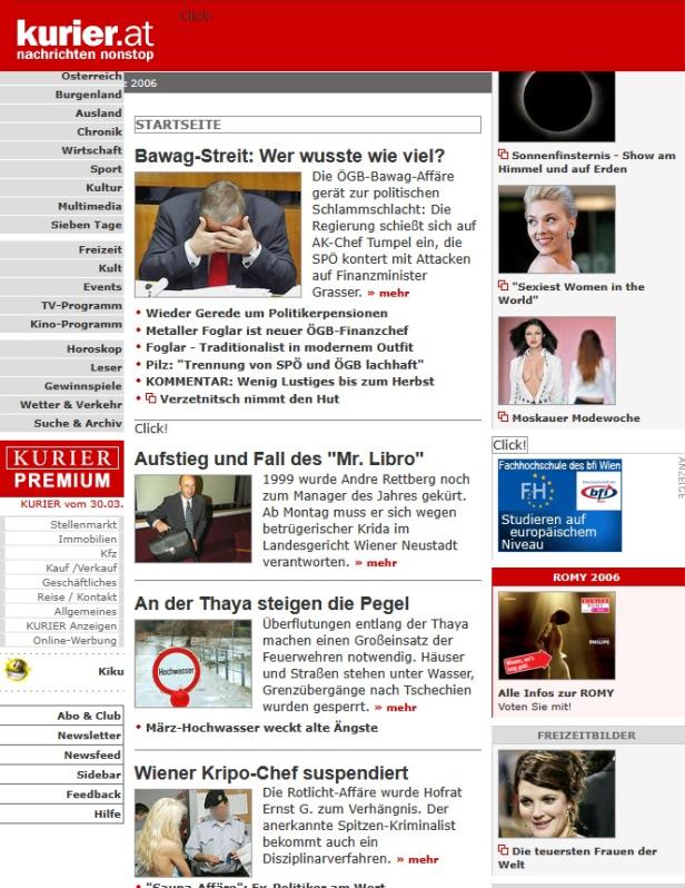 KURIER Screenshot