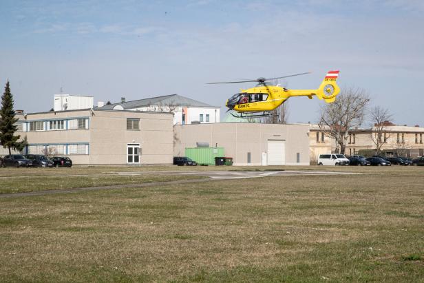 ÖAMTC-Hubschrauber Landung